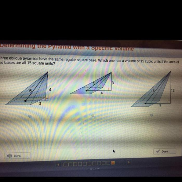 Pyramid oblique right